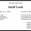 Look Adolf 1944-2009 Todesanzeige